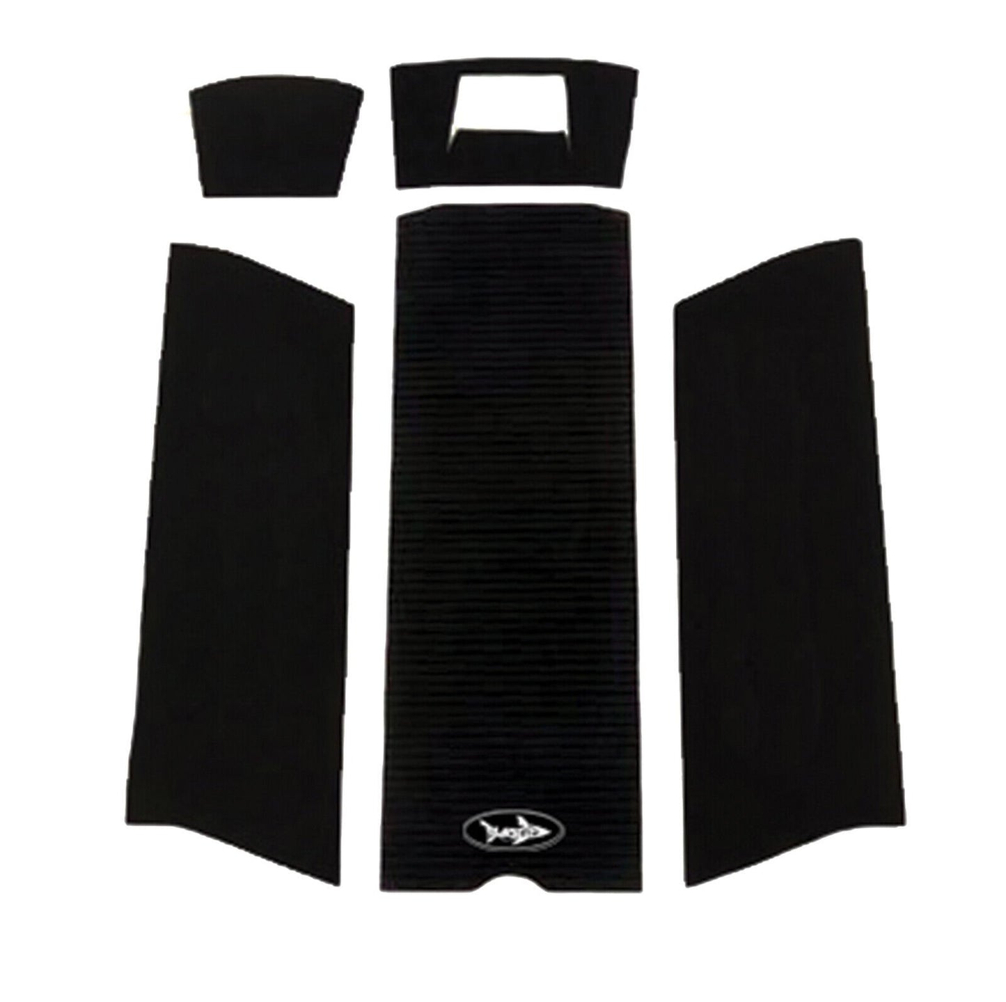 SBT BLACK/GREY Traction Mats for Kawasaki JS300 / 440 / 550 1982-1989 - 130BE200