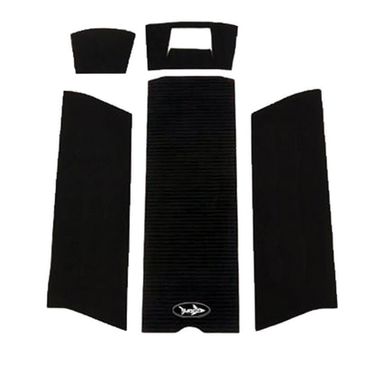 SBT BLACK/GREY Traction Mats for Kawasaki JS300 / 440 / 550 1982-1989 - 130BE200