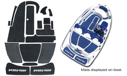 Hydro-Turf Mat Kit BLACK GROOVE Sea-Doo (96) Speedster/(96-99) Sportster - SD02