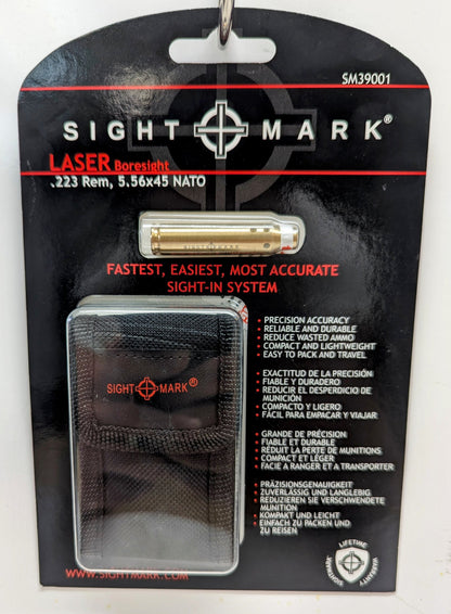 INSTOCK Sightmark .223, 5.56x45 NATO Boresight with Red Laser sighting