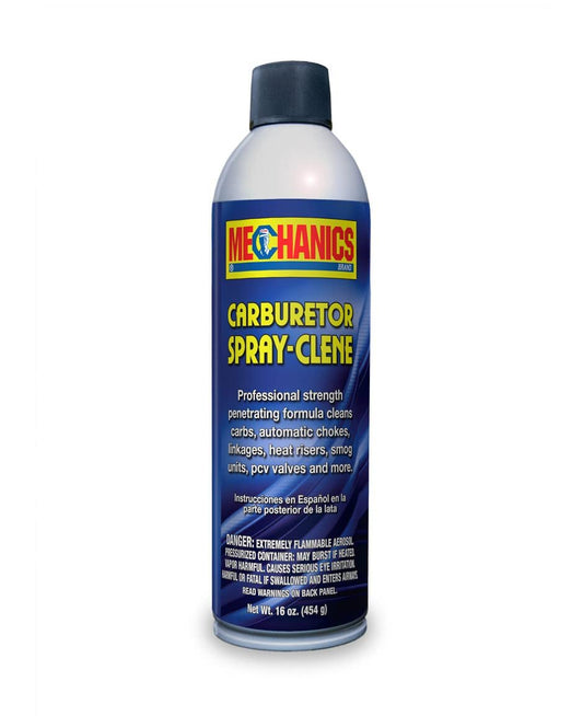 INSTOCK MECHANICS CARBURETOR SPRAY CLEANER 16 OZ 50213 / 50216MB
