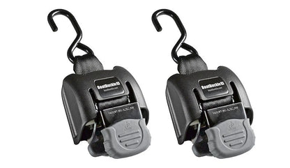 BoatBuckle F14256 Stainless Steel Retractable Transom Tie-Down - 2" Web (Pair)