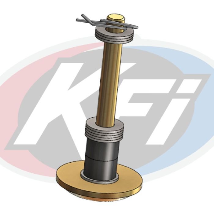 KFI Replacement PLOW SKID KIT SINGLE - 105490