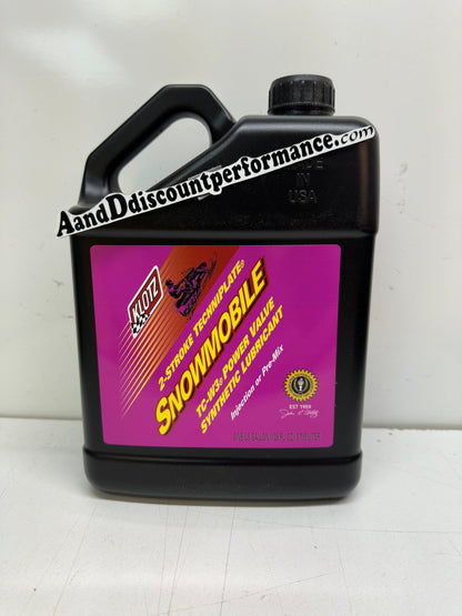 Klotz Snowmobile TechniPlate Synthetic Premix/Injector Oil for 2-Stroke Engines – 1 Gallon KL-216