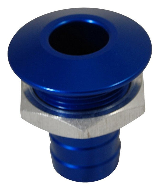 INSTOCK BLOWSION BLUE BILLET THRU-HULL WATER FITTING BILGE OUTLET  04-03-022