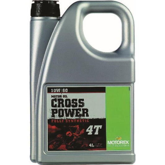 Motorex 102264 /196047 10W60 Cross Power 4T Oil 4 Liters