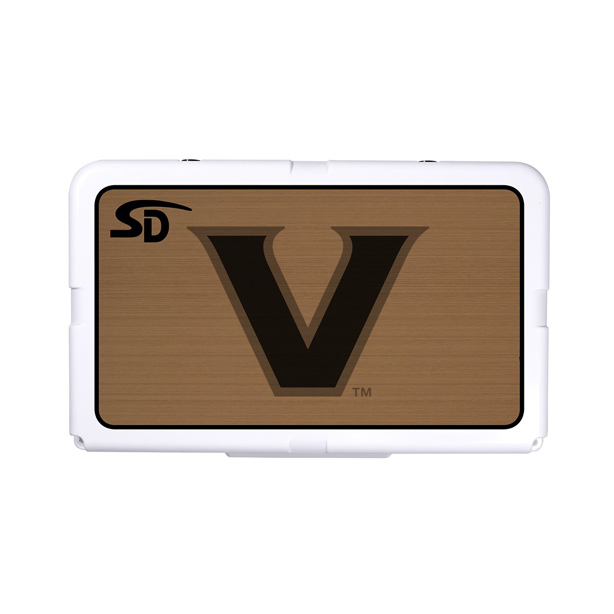 Seadek Collegiate Cooler Pad - RTIC 45 - Mocha / Black, Vanderbilt University - 57714-80093