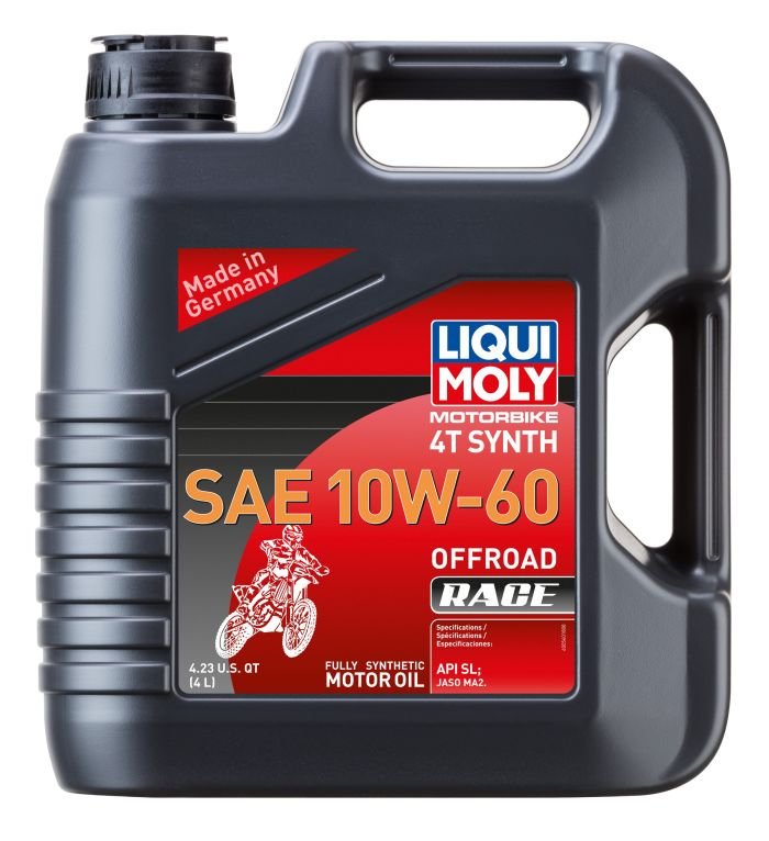 LIQUI MOLY MOTORBIKE 4T Synthetic 10W-60 OFFROAD RACE 4 LITER - 20188