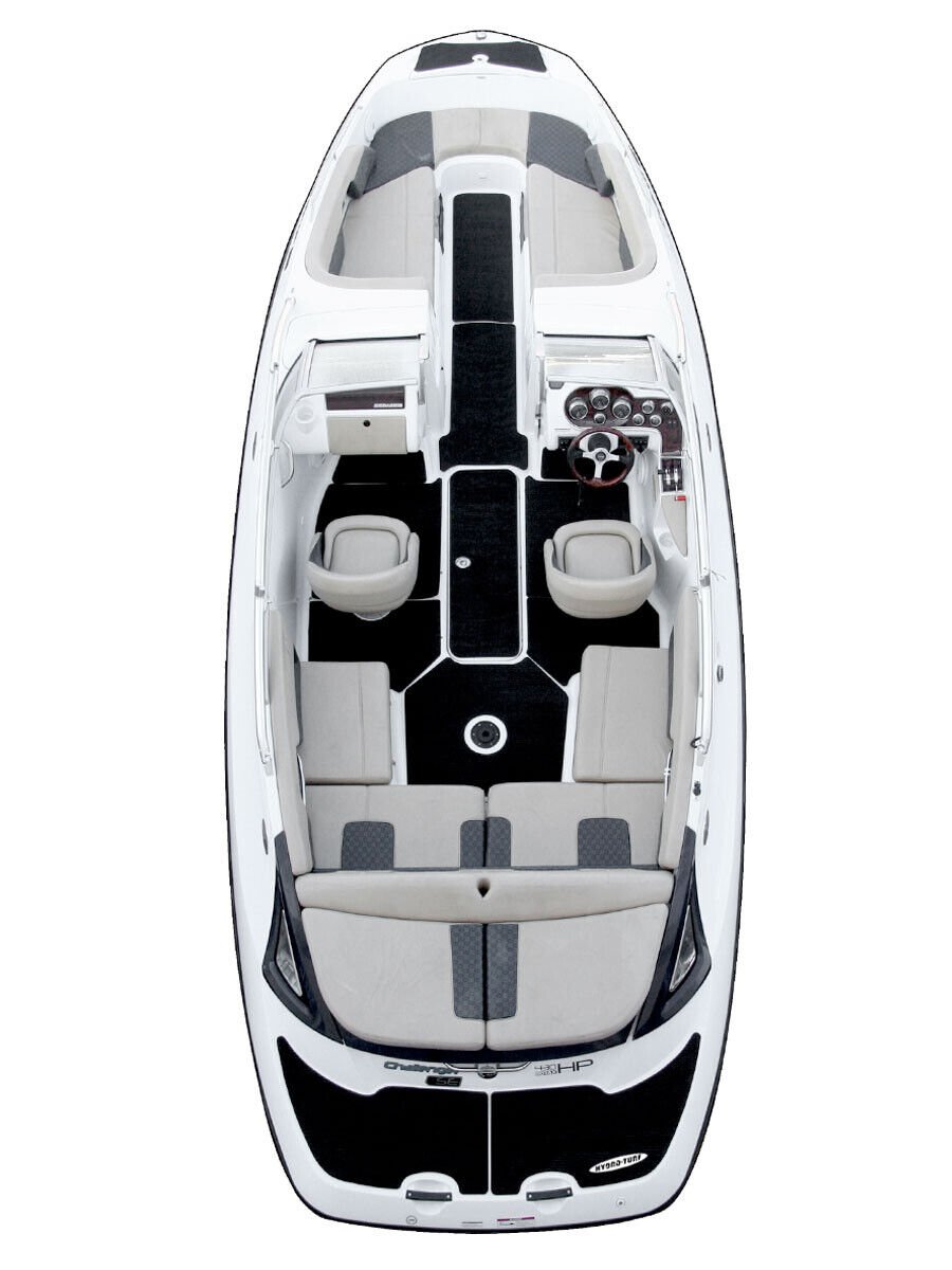 Hydro-Turf interior mats for 07-12 Sea Doo Challenger 230 BLACK GROOVE SD18