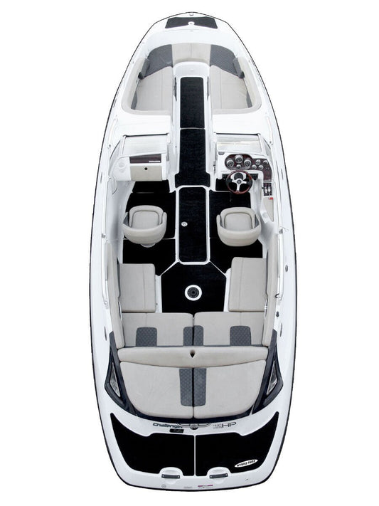 Hydro-Turf interior mats for 07-12 Sea Doo Challenger 230 BLACK GROOVE SD18