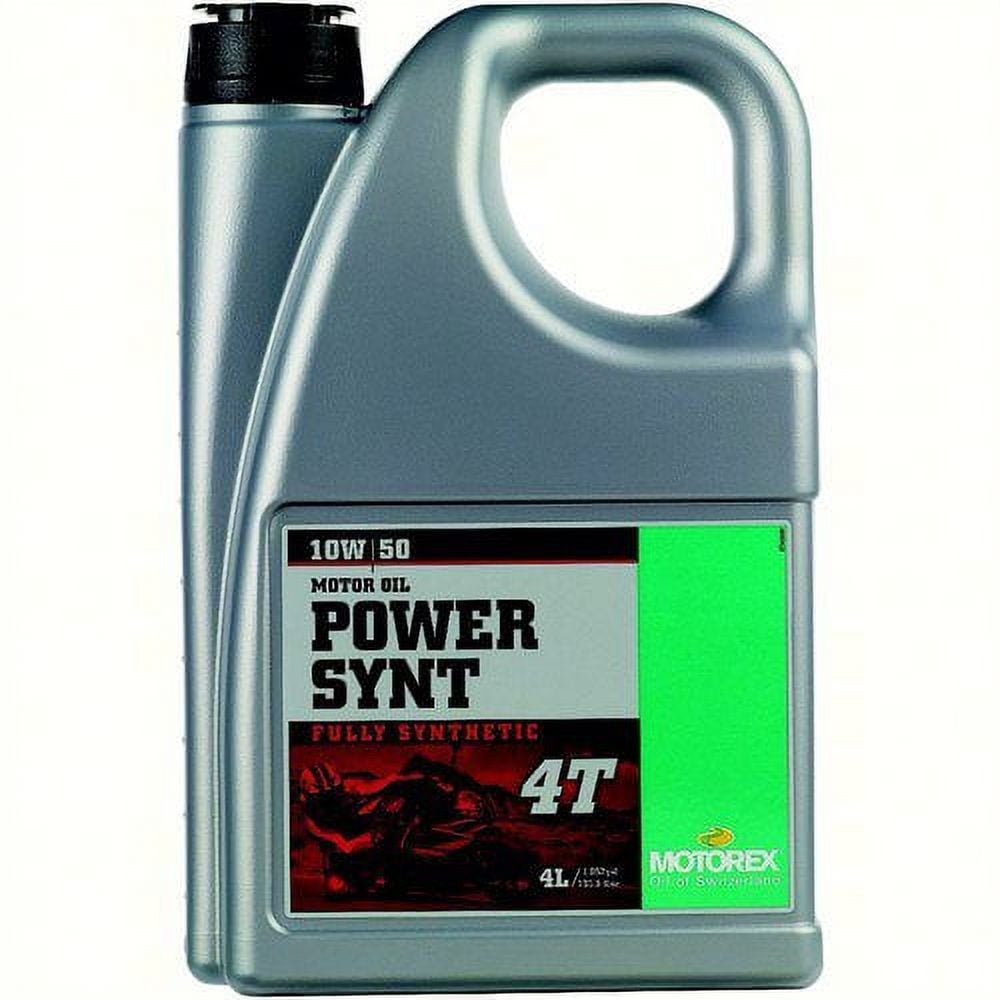 Motorex Power Synthetic 4T Motor Oil 10W50 (4 Liters) 110452  305664