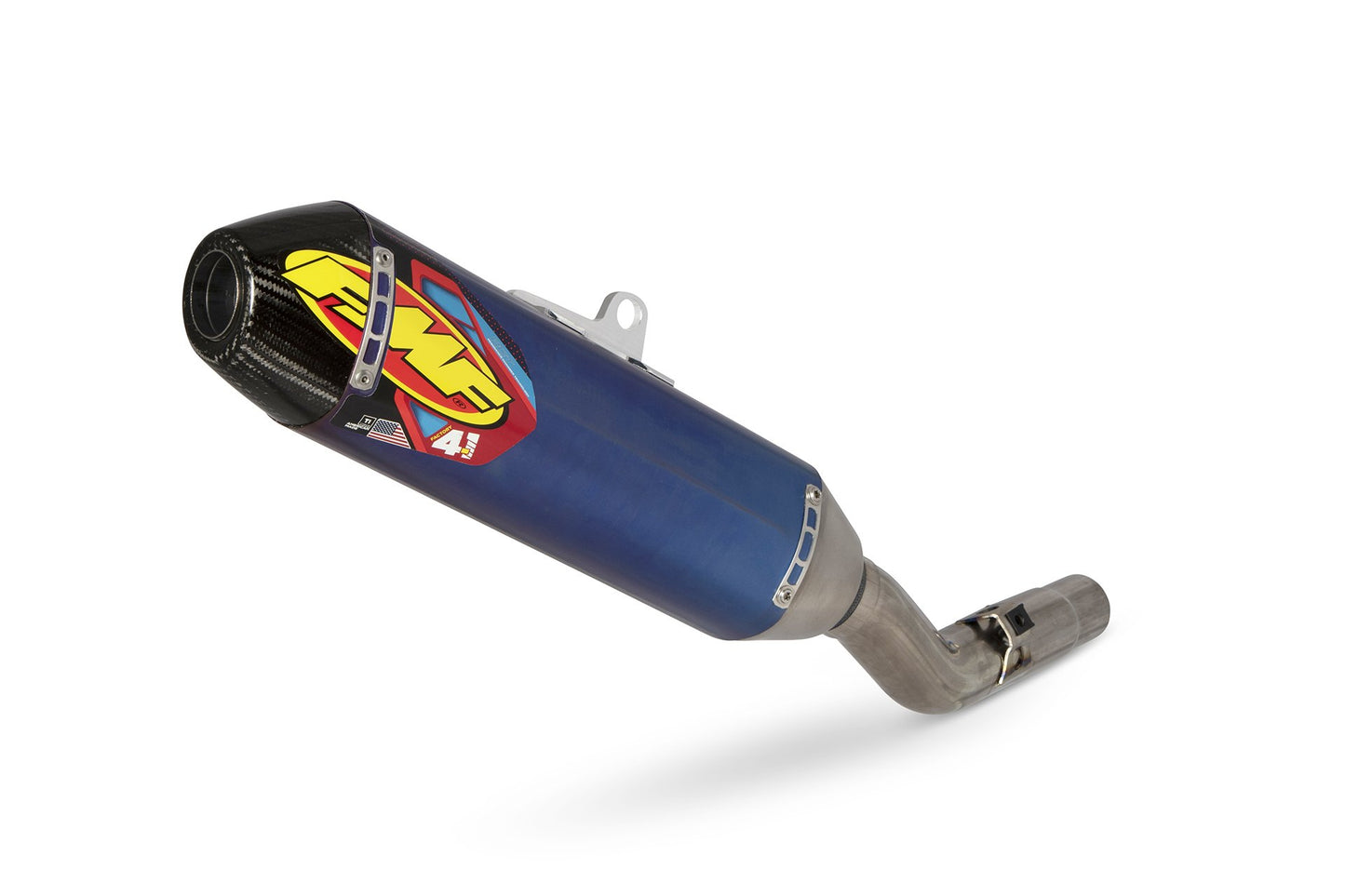 FMF Offroad Factory 4.1 Slip-On Exhaust FACTORY 4.1 RCT SLIP-ON MFLR ANO TITANIUM W/R. CARBON CAP Slip-On Muffler  - 045668