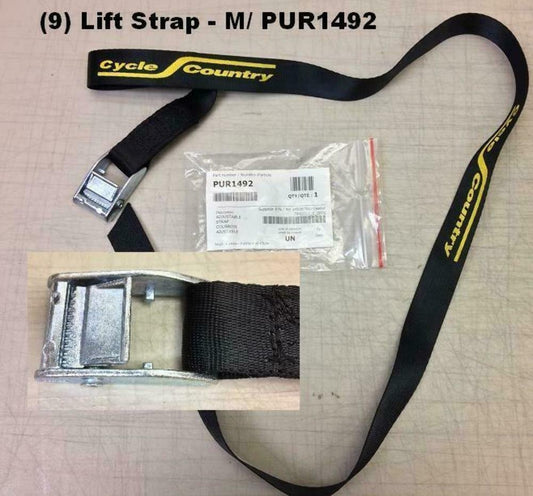 INSTOCK kolpin Cycle Country ATV UTV Snow Plow Lift Strap PUR1492