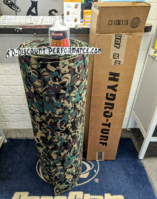 INSTOCK Hydro-Turf Sheet 40X62 GREEN CAMO CUT GROOVE PWC SHT40CG W/ GLUE FREE