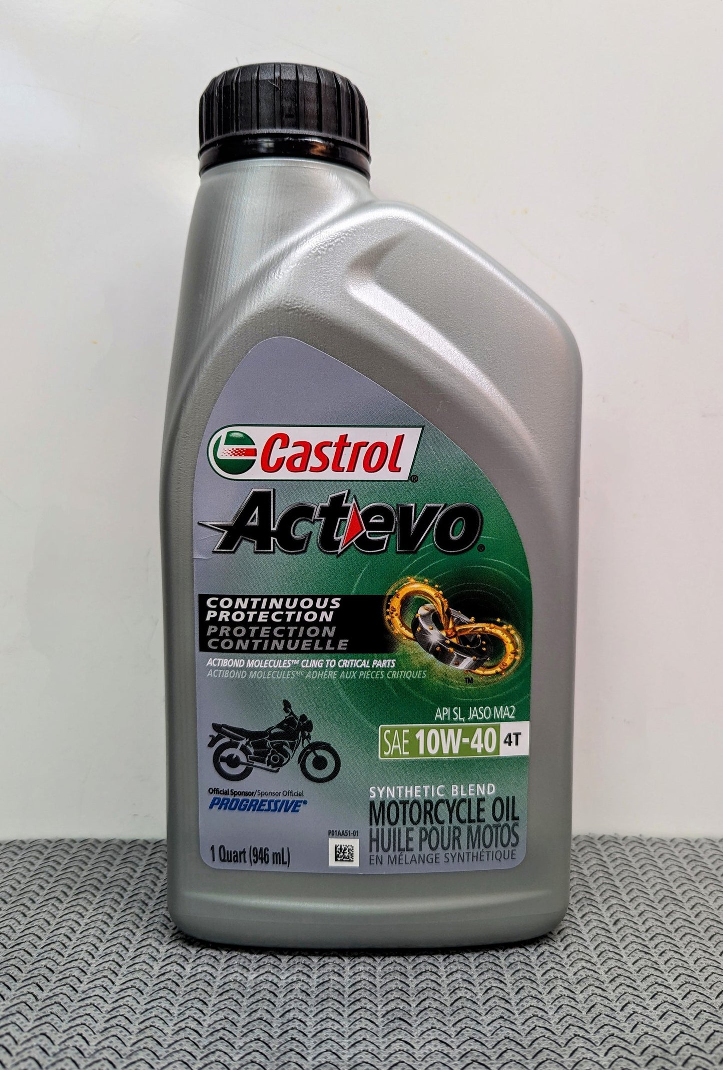 Castrol 06130 Actevo X-Tra 4T Synthetic Blend - 10W40-1 quart - 15D7D2