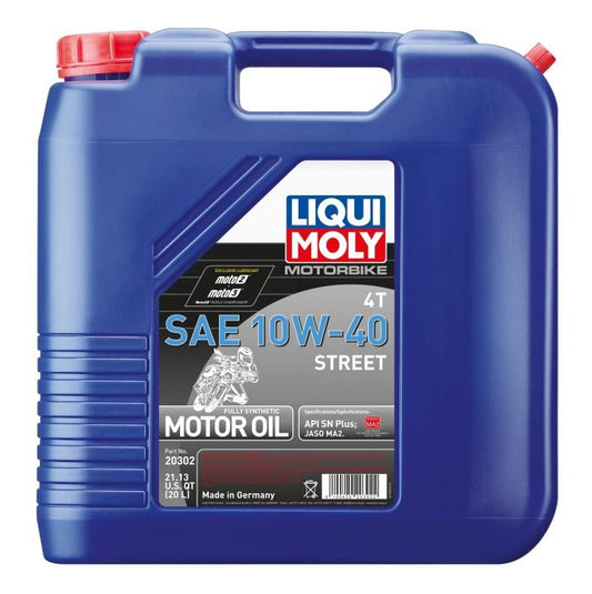 LIQUI MOLY MOTORBIKE 4T 10W-40 STREET 20 LITER - 20302