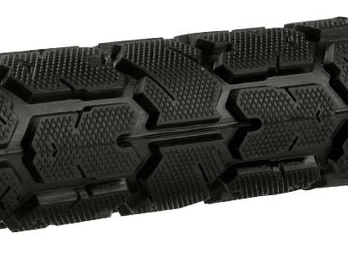 ODI ROGUE NO FLANGE LOCK-ON GRIPS BLACK/SILVER 130MM - L31RGB-S