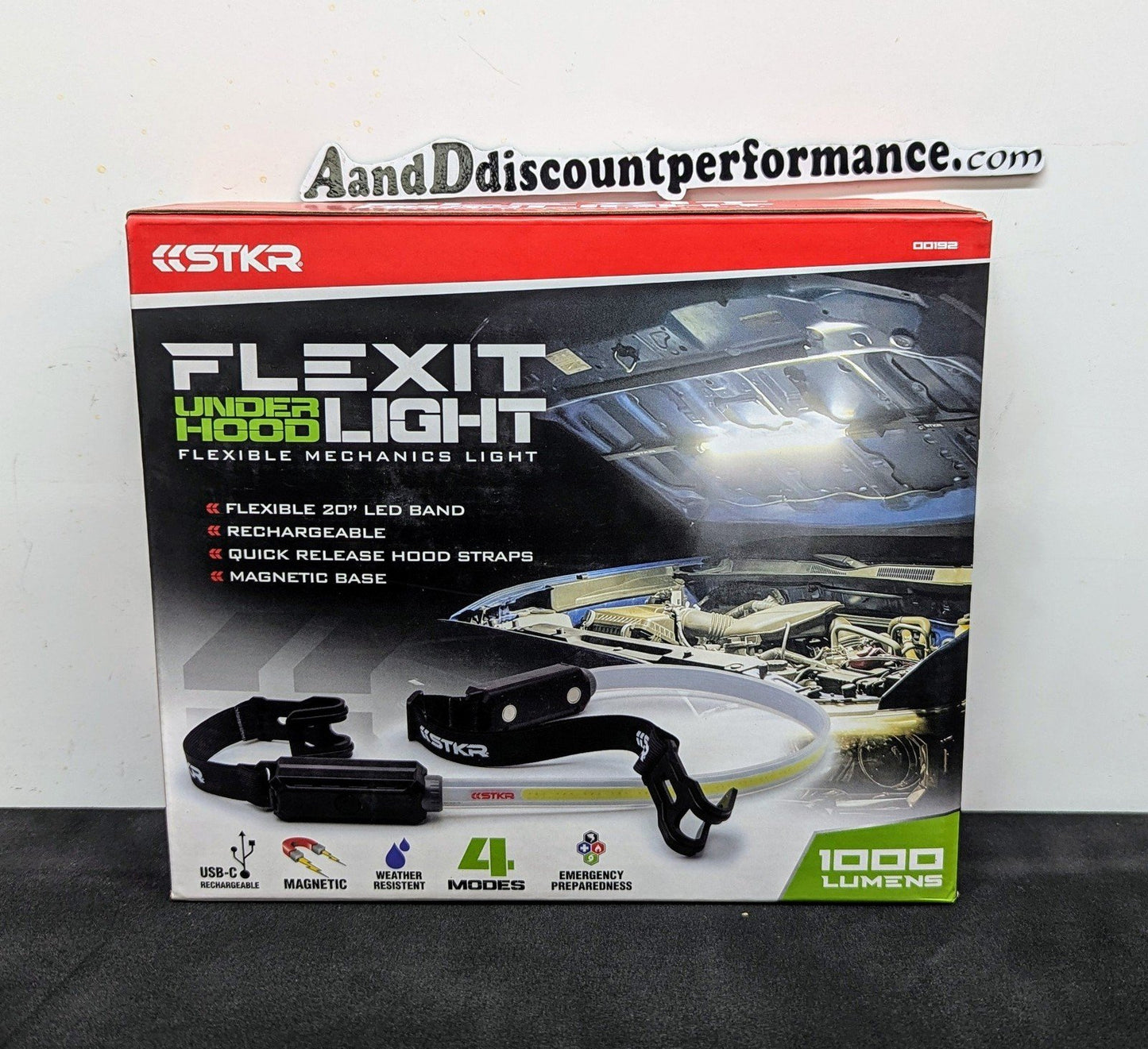 INSTOCK STKR FLEXIT 1,000 LUMENS UNDER HOOD MECHANICS FLEXIBLE WORK LIGHT (00192)