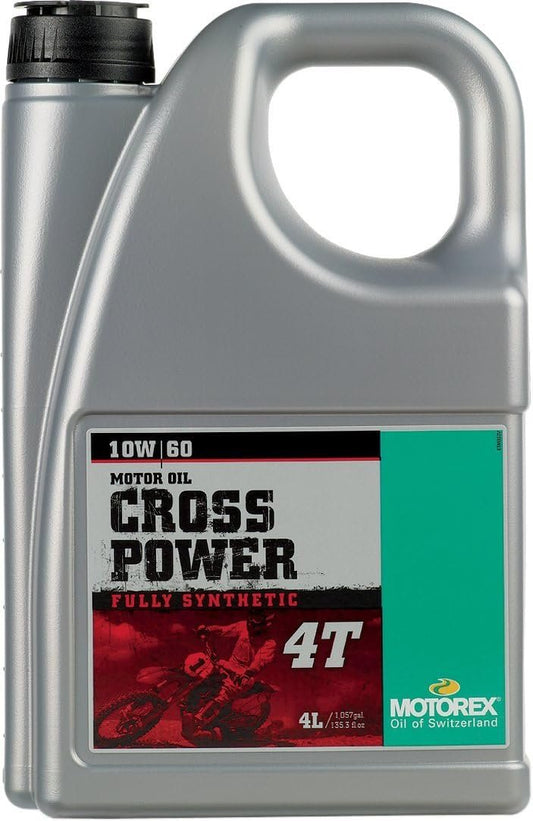INSTOCK MOTOREX CROSS POWER 4T 10W60 JASO MA2, 4 LITER