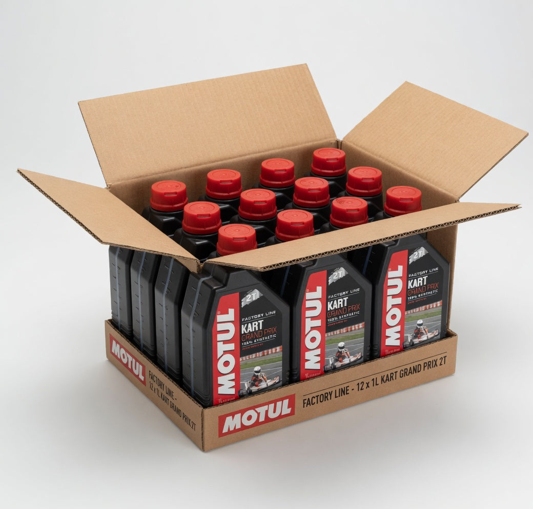 Motul 1 Liter Powersport KART GRAND PRIX 2T - UP TO 23000 RPM - Case of 12 - 105884