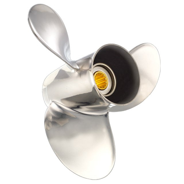 Genuine Solas Saturn Stainless Steel Propeller Johnson/Evinrude/BRP 08-15 HP 9-1/4 x 8 RH - 2121-093-08