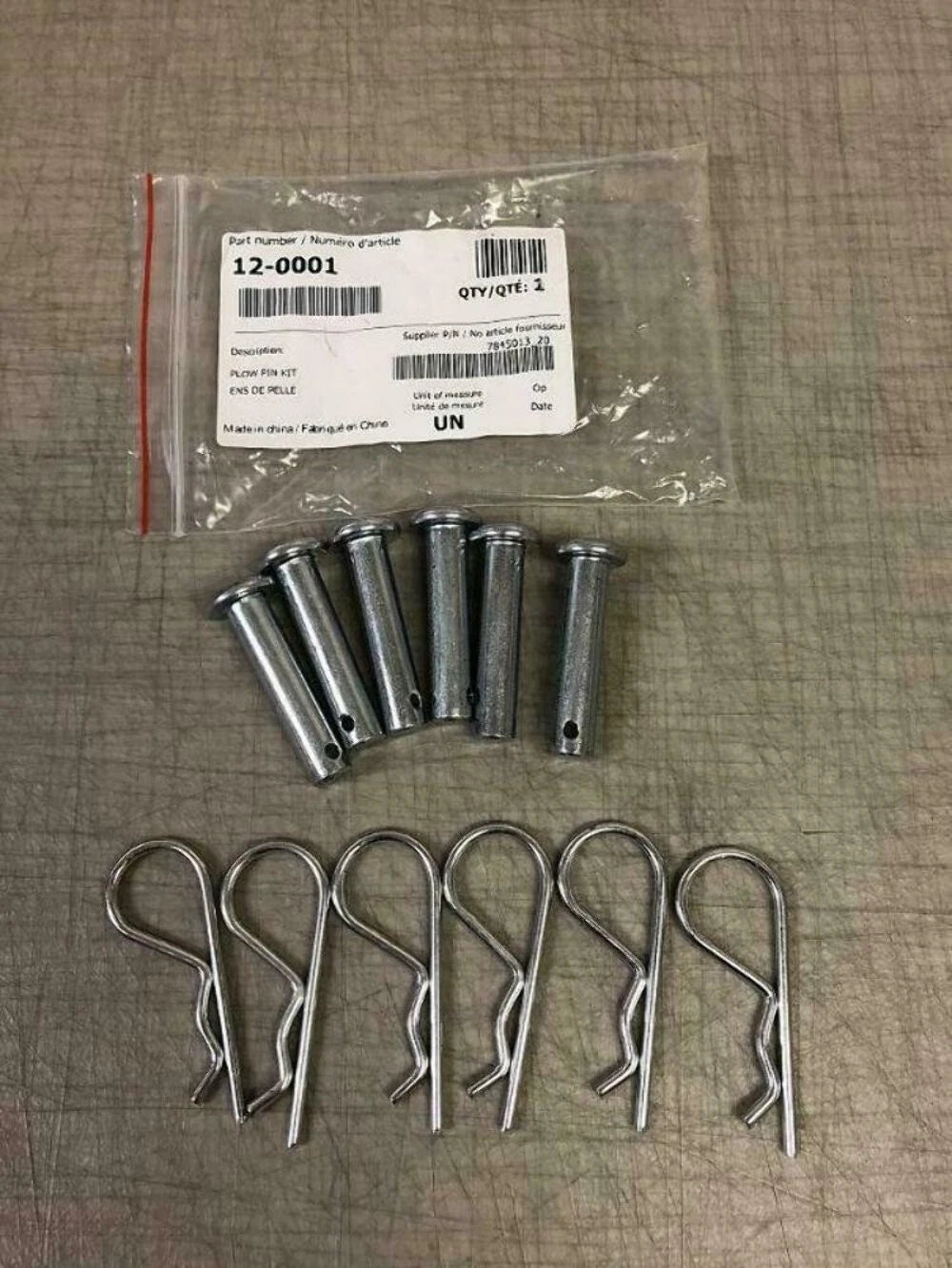 INSTOCK Cycle country Kolpin REPLACEMENT PIN KIT 12-0001 Snowplow parts