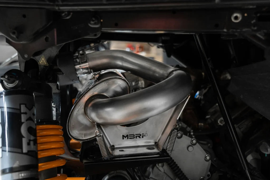 MBRP Exhaust Single Slip-On Center Exit W/ 2.5" Performance Muffler - AT-9215PT