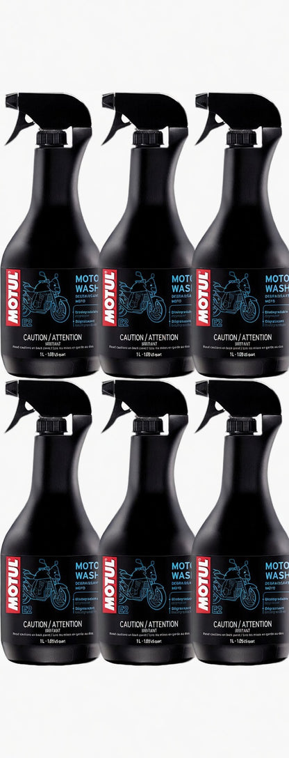 Motul 1 Liter bottle Cleaner MOTO WASH 1/2/6/12 Choose options - 104881
